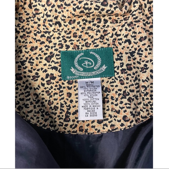Disney Golf Collection Jacket - Mickey Mouse & Leopard Print - Picture 4 of 4